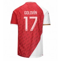 AS Monaco Aleksandr Golovin #17 Domaci Dres 2023-24 Kratak Rukav